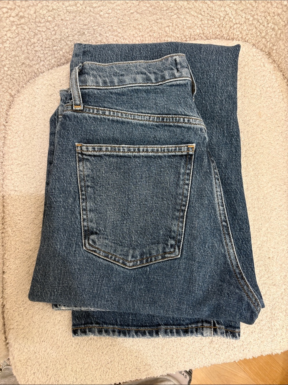 Agolde Denim Jeans with Light Blue Label